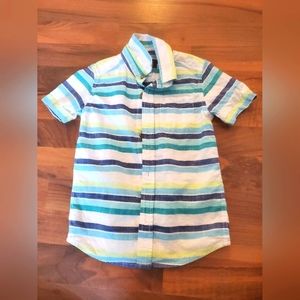 Children's Place Boys Striped Button Down Shirt